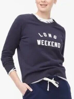 J Crew Long Weekend Sweatshirt